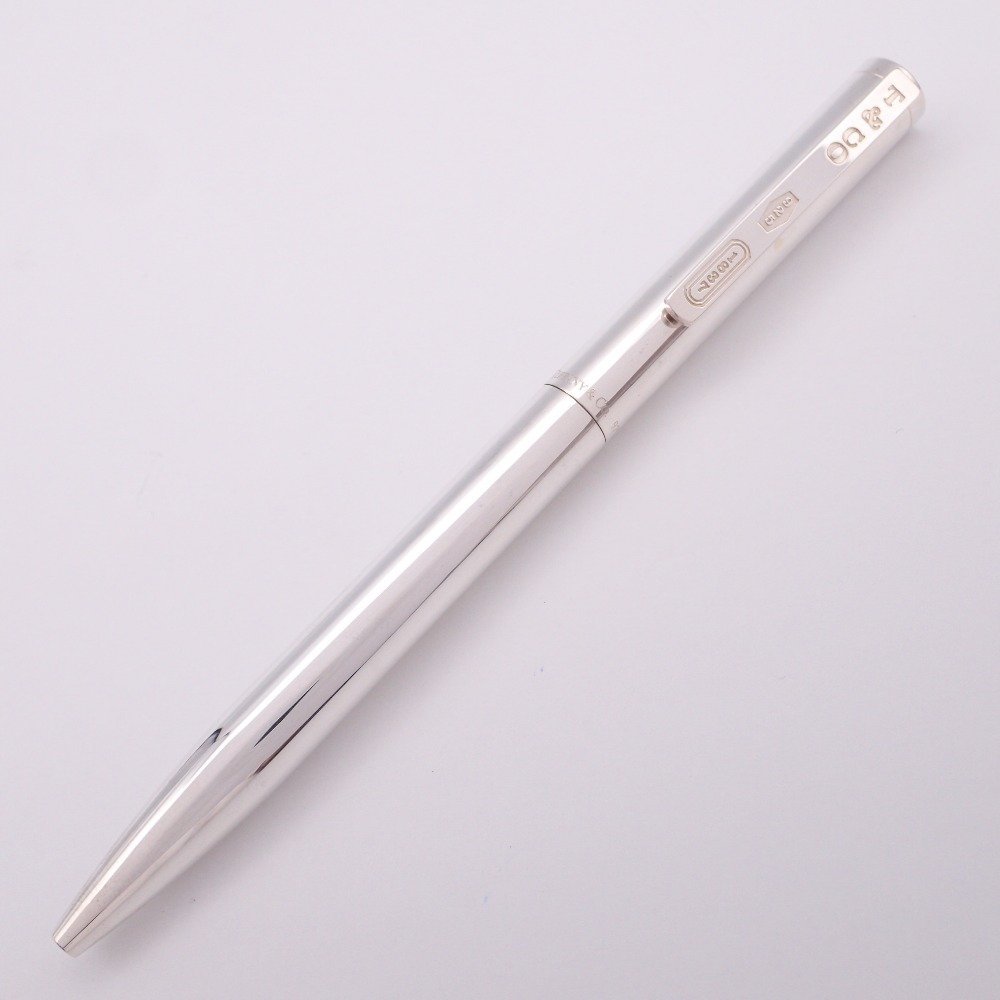 1円】TIFFANY&Co. ティファニー 925 ボールペン ペン シルバー
