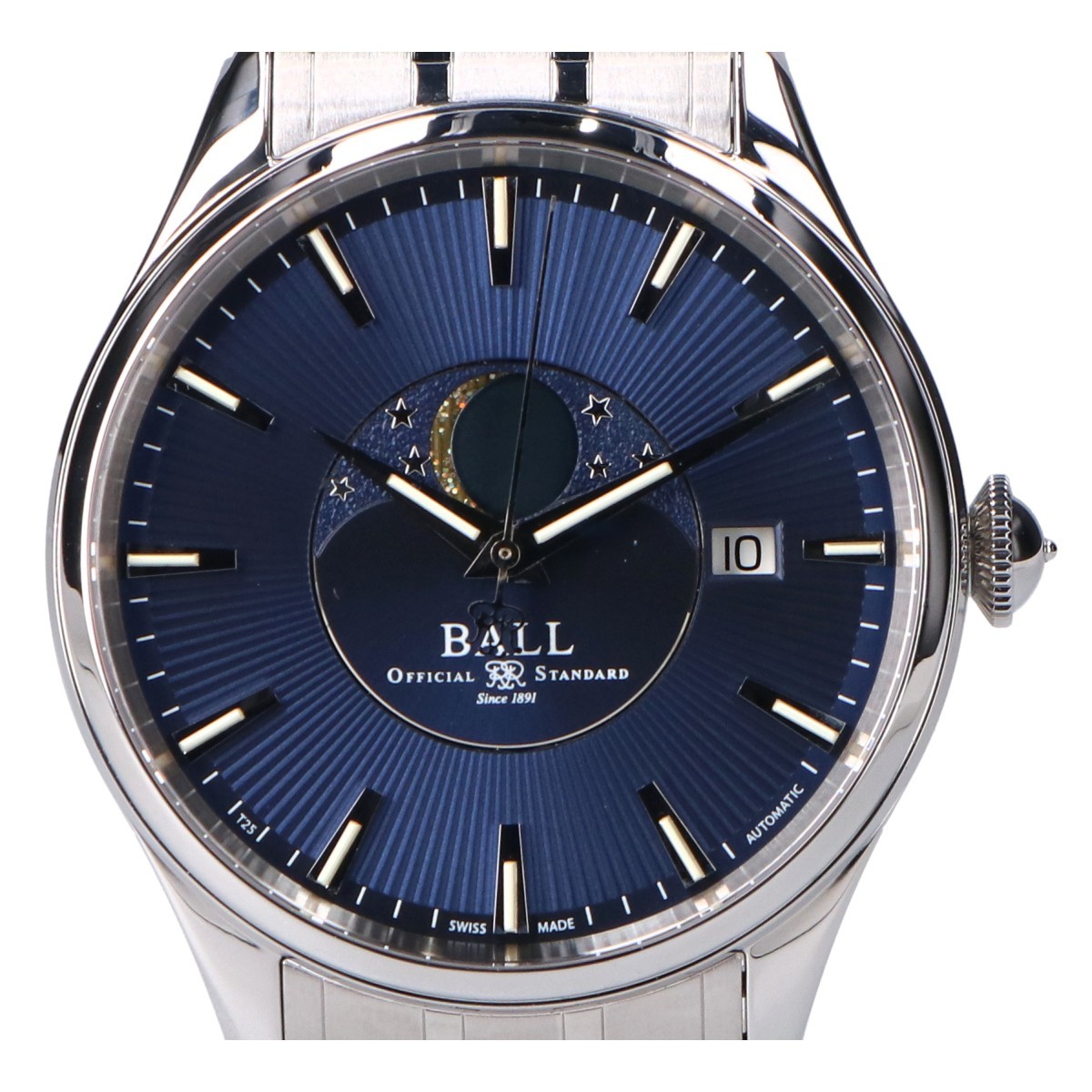 在庫あり】 ボール Watch BALL /美品 ウォッチ メンズ シルバー 腕時計
