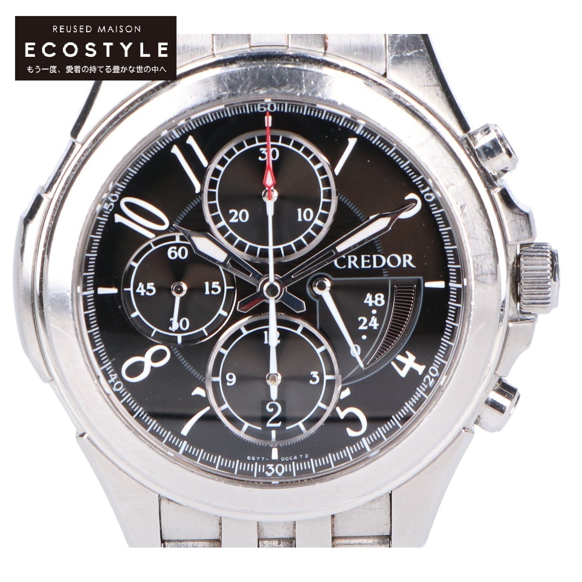 SEIKO セイコー GCBK989 6S77-00B0 CREDOR クレドール パシフィーク 自動巻き 腕時計 シルバー メンズ