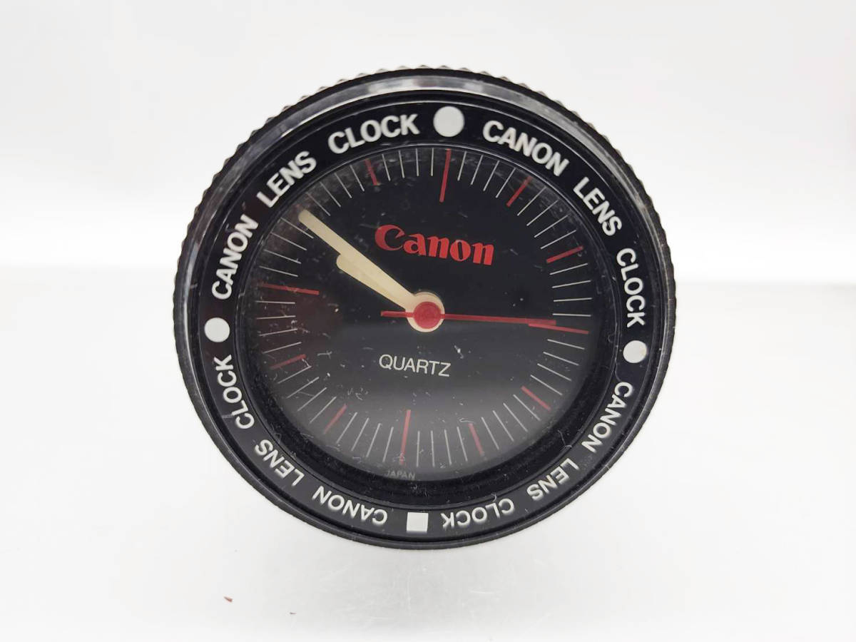 ★ R50131　CANON キャノン　LENS CLOCK QUARTZ　カメラレンズ型時計 ★_画像2