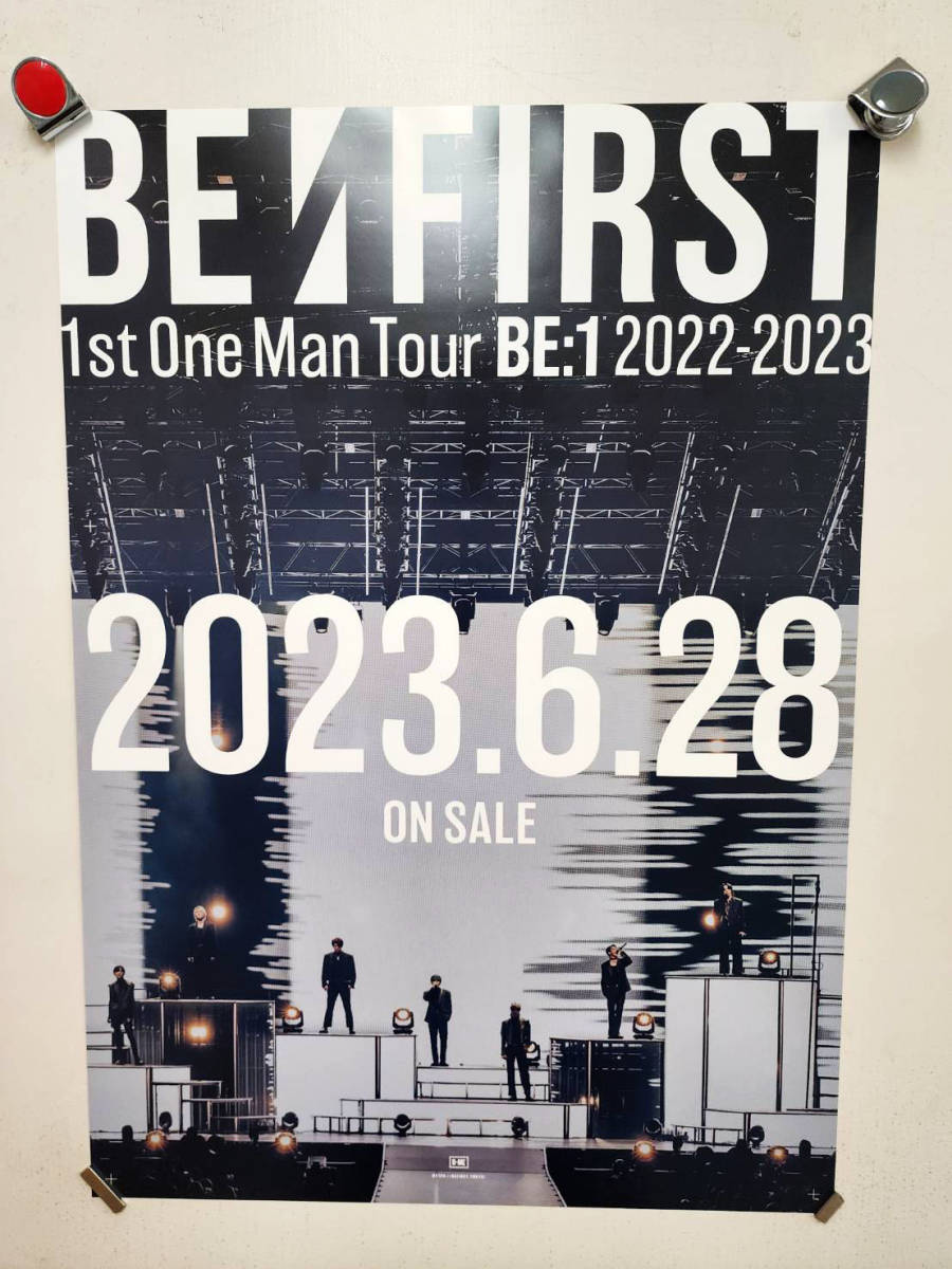 30　非売品　B2ポスター　BE:FIRST　「1st One Man Tour BE:1 2022-2023」　告知ポスター　　_画像1