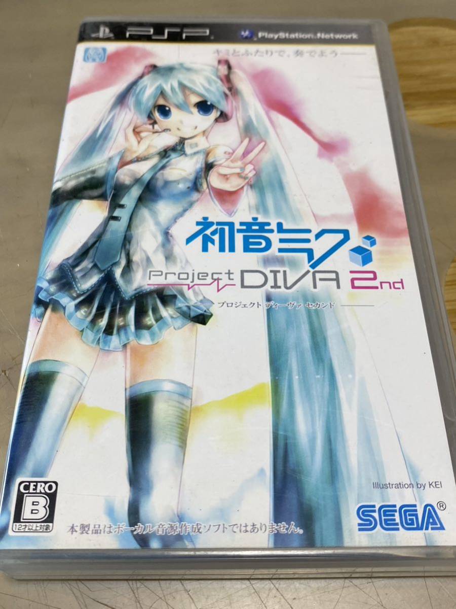 SONY PSPソフト 初音ミク Project DIVA 2nd 動作確認済み