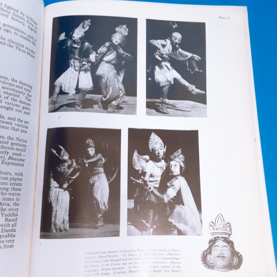 「インドの舞踊 The Dance in India. The Origine and History, Foundations, ...1970」図版多数_画像8