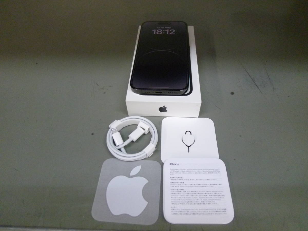 誠実】 中古 Apple アップル SIMフリー iPhone14 Pro 128GB MPXU3J/A