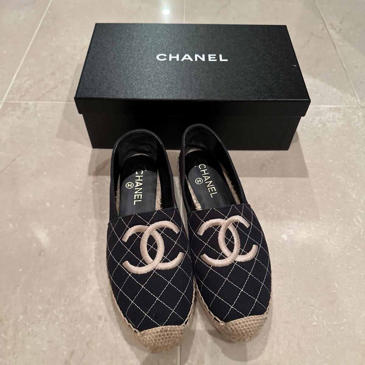 CHANEL シャネル エスパドリーユ 39(24 5cm) 【原価12万円】|PayPay
