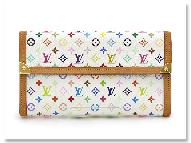 Yahoo!オークション   中古美品 ルイヴィトン Multicolor 長財布 モノ