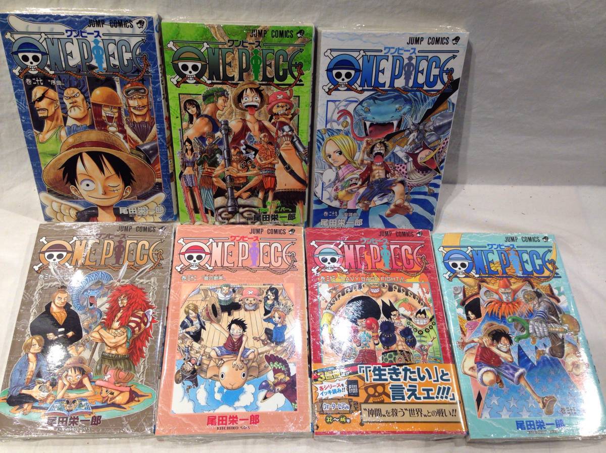 ★4234★未開封品★本　ONE PIECE　コミック7冊　尾田栄一郎　ジャンプコミックス　27・28・29・31・32・33・35巻_画像1