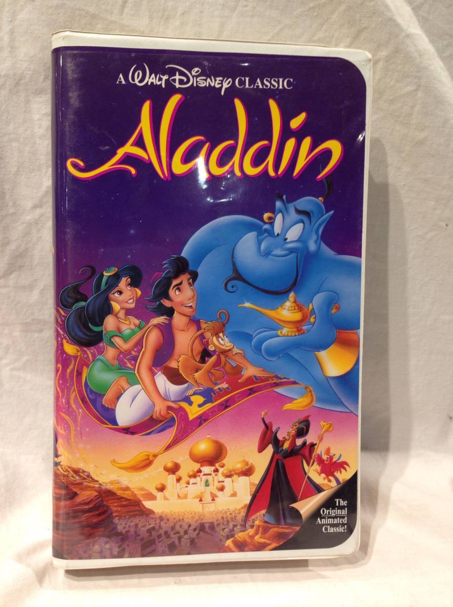 *4564* postage included *VHS Aladdin/ Aladdin USA version WALT Disney CLASSIC videotape Disney 