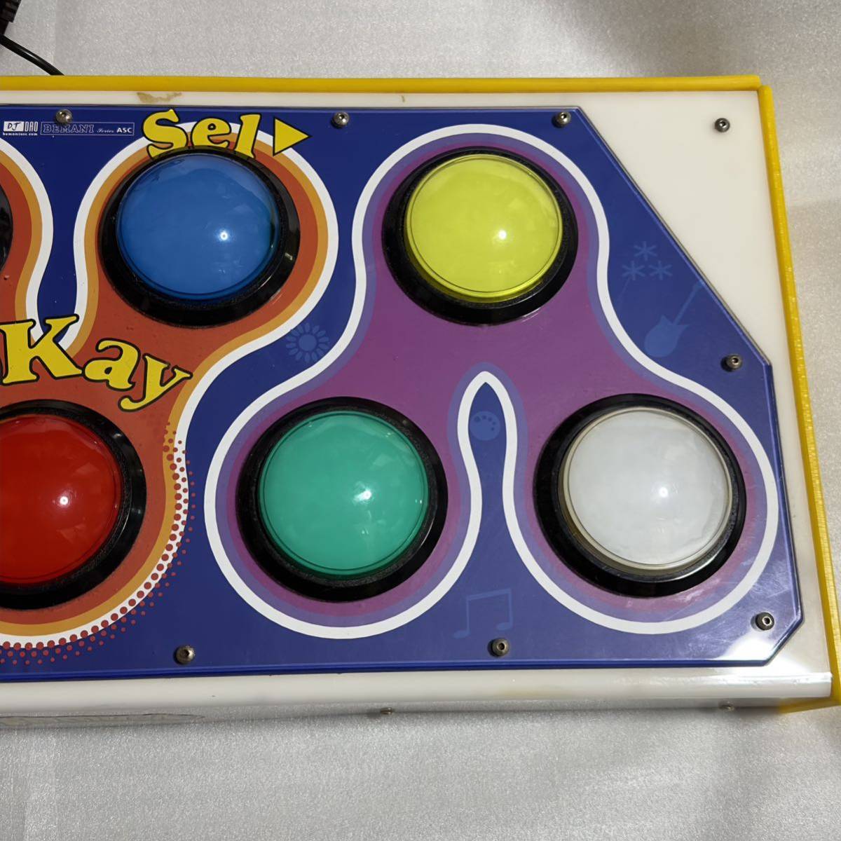 ※ジャンク品 ※同梱発送不可 PC/PS2 ポップンミュージック用コントローラ DJ DAO POP ASC ポップンDAOコン_画像4