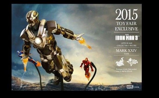 未使用】ホットトイズ社 アイアンマン3 マーク24 XXIV 国内流通限定1,000体 １／６スケール可動式フィギュア フィギア