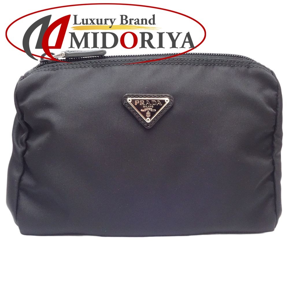 高い素材 ナイロン ポーチ 1N0011 化粧ポーチ PRADA プラダ NERO 083749【中古】 / その他 高い素材 ナイロン ポーチ 1N0011 化粧ポーチ PRADA プラダ NERO 083749【中古】 / その他