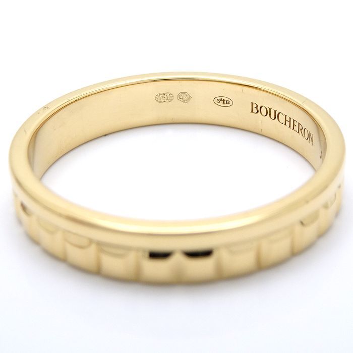 ブシュロン Boucheron キャトル ラディアント リング 指輪 ハーフ JAL00251 #57 16.5号 K18YG イエローゴールド / 290242【中古】_画像7