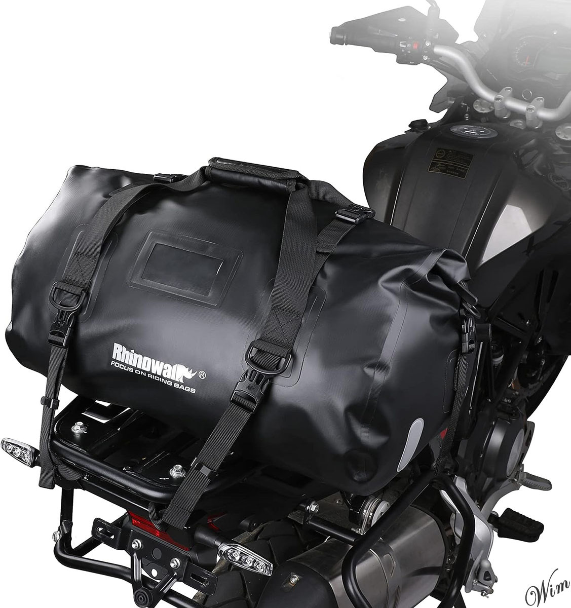 ◆泊の荷物を楽々収納◆ シートバッグ 容量 完全防水生地 ロールトップ式 オートバイ 収納 アイテム ショルダー ハンドバッグ