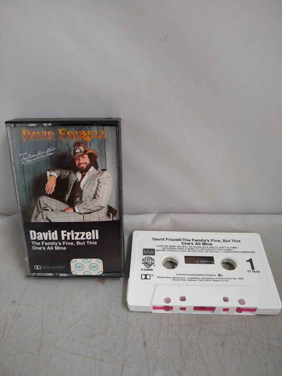 C0045 カセットテープ　David Frizzell The Family's Fine, But This One's All Mine_画像1