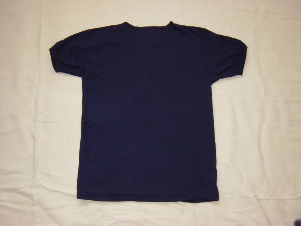 Filth Mart ヘンリーネック半袖Tシャツ 紺 S フィルスマート_画像3
