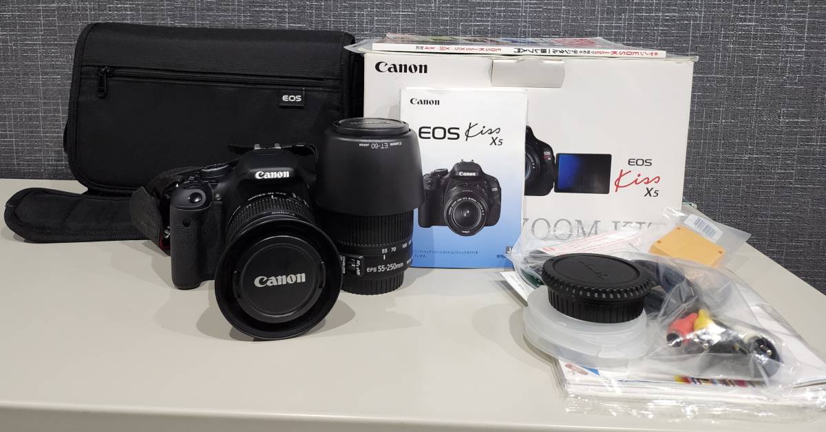 本物 ZOOM DOUBLE Canon KIT X5 Kiss EOS KISSX5-WKIT ダブルズーム
