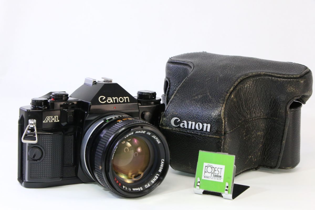 【同梱歓迎】実用■Canon A-1 ボディ+FD 50mm F1.4 S.S.C■シャッター全速・露出計完動・鳴きなし・割れなし・絞り完動■AW120_画像1