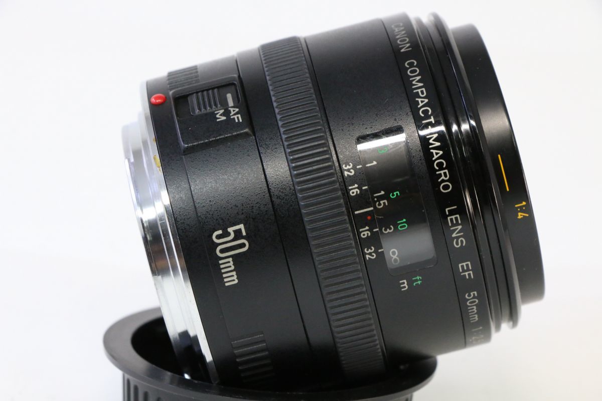 【同梱歓迎】【動作保証・点検済】良品■Canon compact macro lens EF 50mm F2.5■AO749の画像2