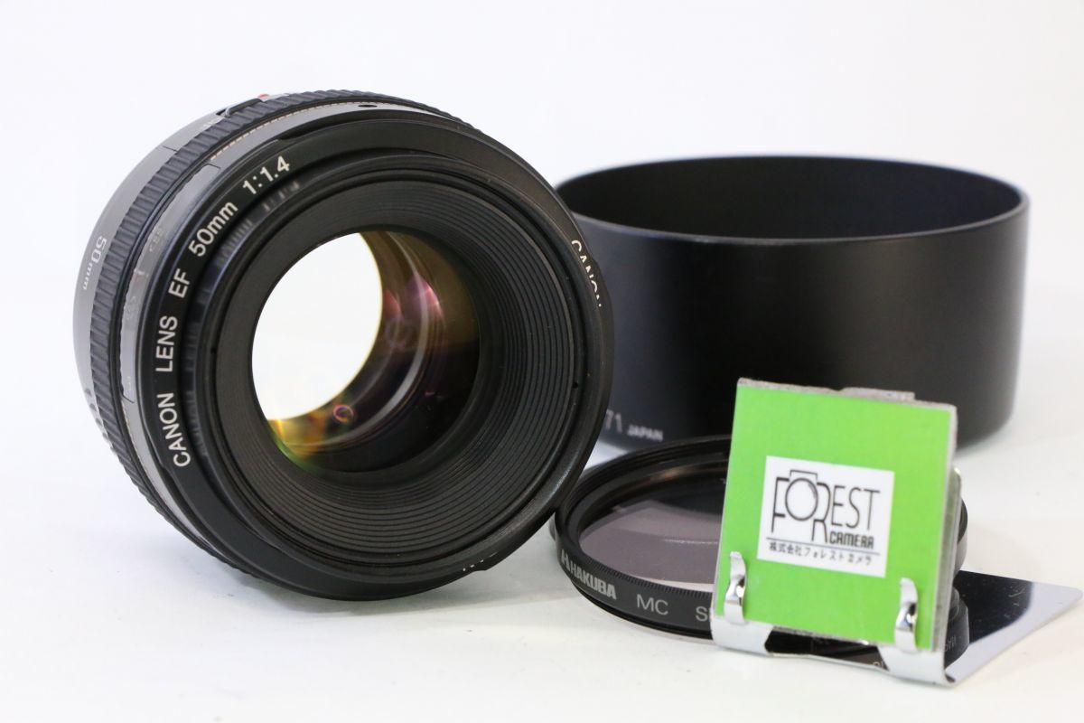 【同梱歓迎】【動作保証・点検済】 極上品■キヤノン Canon EF 50mm F1.4 USM■AF完動■3893_画像1