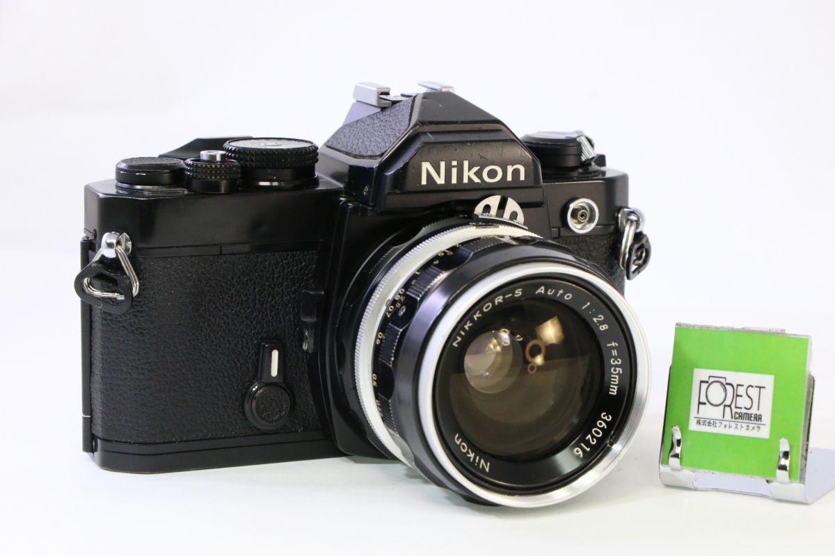 【同梱歓迎】実用■ニコン Nikon FM ボディ+AI改 NIKKOR-S Auto 35mm F2.8■シャッター全速完動・露出計不良■9501_画像1