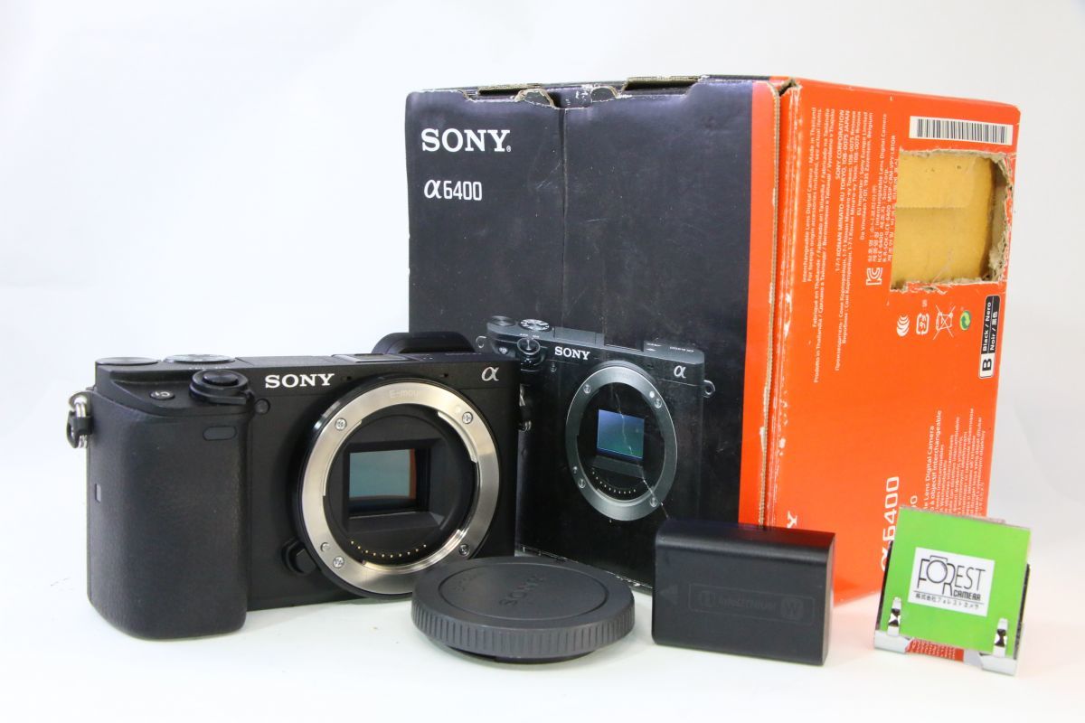 極上品■SONY α6400■ショット数わずか39回（Sony Alpha shutter count tool調べ）バッテリー付き・チャージャーなし・元箱(破損)■14216_画像1