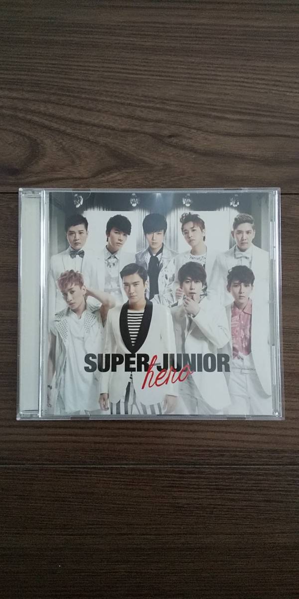 SUPER JUNIOR CD アルバム hero 日本1stアルバム　イェソン ドンヘ ウニョク　キュヒョン リョウク シウォン スーパージュニア　スジュ　SJ_画像1