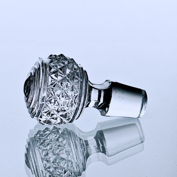 品質は非常に良い 輝くオールドバカラBaccarat☆ディアマンビゾーの香水瓶 デキャンタ花瓶パフュームボトル クリスタルガラス 19世紀