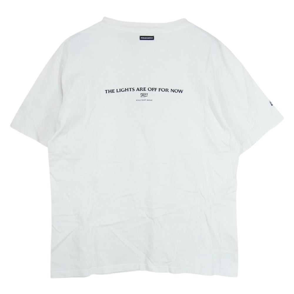 WTAPS ダブルタップス BULLINK社製 PHILOSOPHY プリント 半袖 Tシャツ ホワイト ホワイト系 M【中古】_画像2