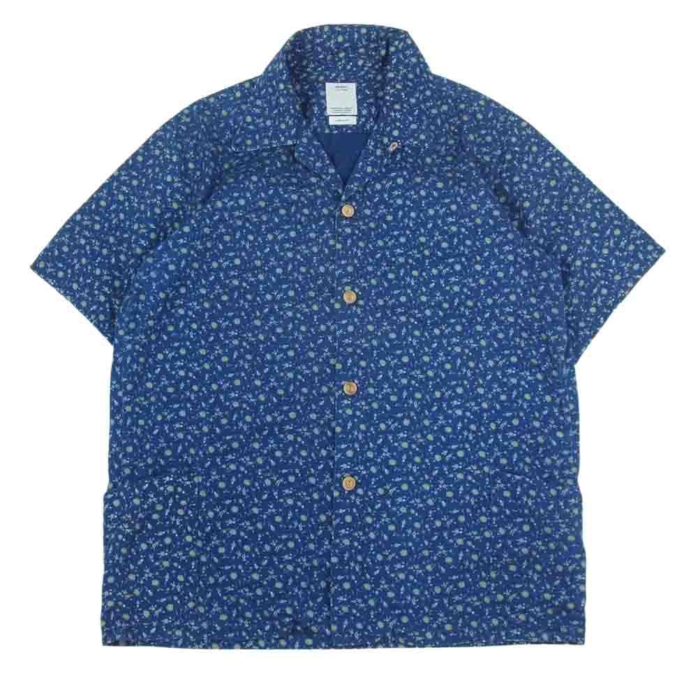 VISVIM ビズビム 0116105011028 KAHUNA SHIRT SS PETALS フラワープリント 総柄 半袖 シャツ 3【中古】