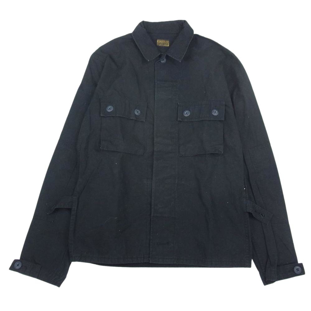 TENDERLOIN テンダーロイン T-BDU JKT カモフラ 長袖 シャツ ジャケット ブラック ブラック系【中古】