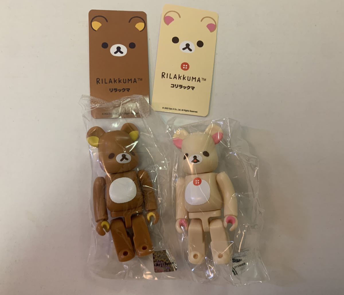 新品未開封 BE@RBRICK ベアブリックシリーズ 45 リラックマ コリラックマ 裏 2種セット★ MEDICOM TOY メディコムトイ_画像1