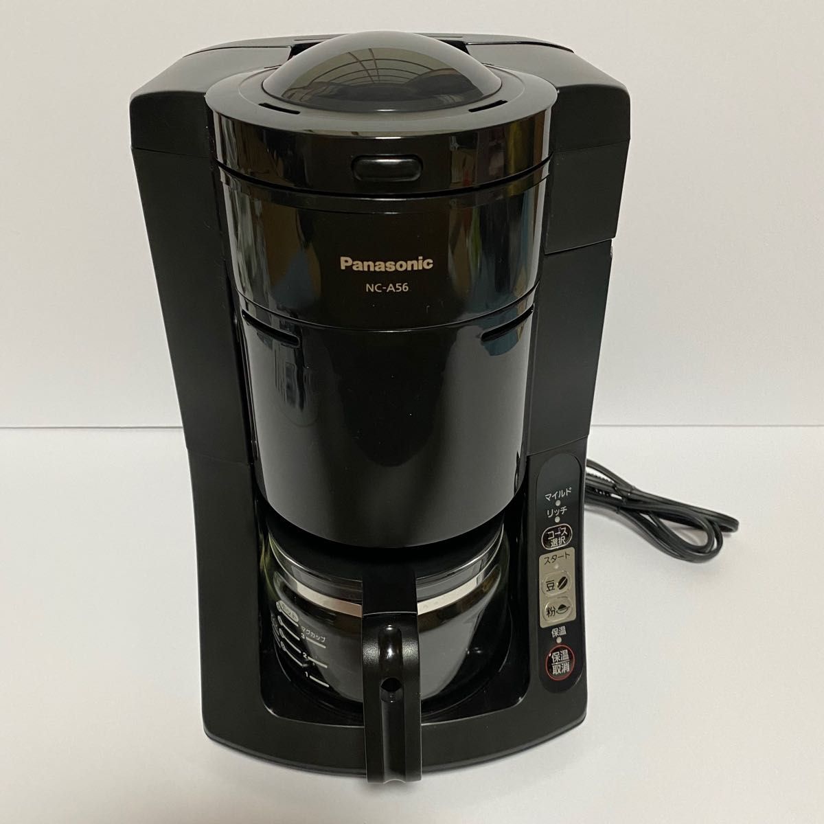 沸騰浄水コーヒーメーカー NC-A56-K (ブラック) Panasonic 全自動