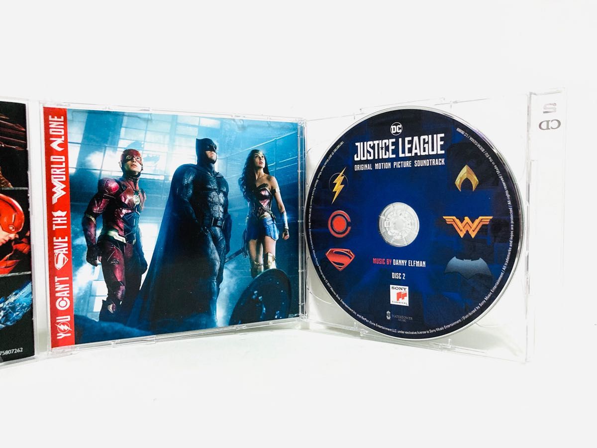 【新品同様】映画『ジャスティスリーグ』限定版サントラCD／2枚組／廃盤／DC