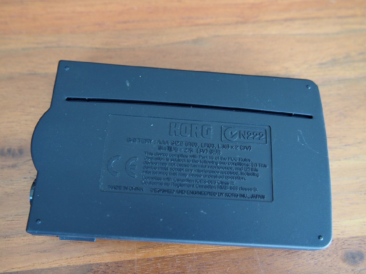  musical instruments * guitar tuner * Korg KORG*CHROMATIC TUNER CA-30 black matic tuner * sound tuning 12 average law * simple operation verification ending 
