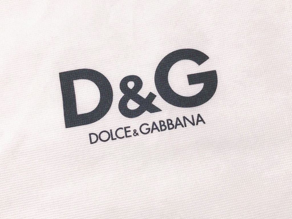 ドルチェ&ガッバーナ「DOLCE&GABBANA 」バッグ保存袋 特大サイズ (2794) 正規品 付属品 内袋 布袋 巾着袋 71×58cm ホワイト 不織布製 _画像4