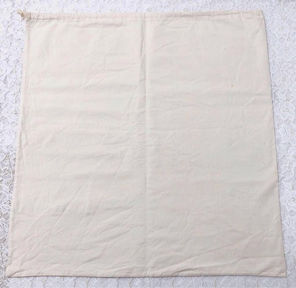 マルニ「MARNI」バッグ保存袋 (2818) 正規品 布袋 巾着袋 付属品 アイボリー 布製 55×58cm 大きめバッグ用_画像2
