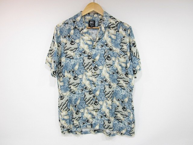 BRAIN DEAD/ブレイン デッド Hawaiian Shirt SURREAL アロハシャツ ハワイアンシャツ 半袖シャツ メンズ サイズ : S ブルー系ベース
