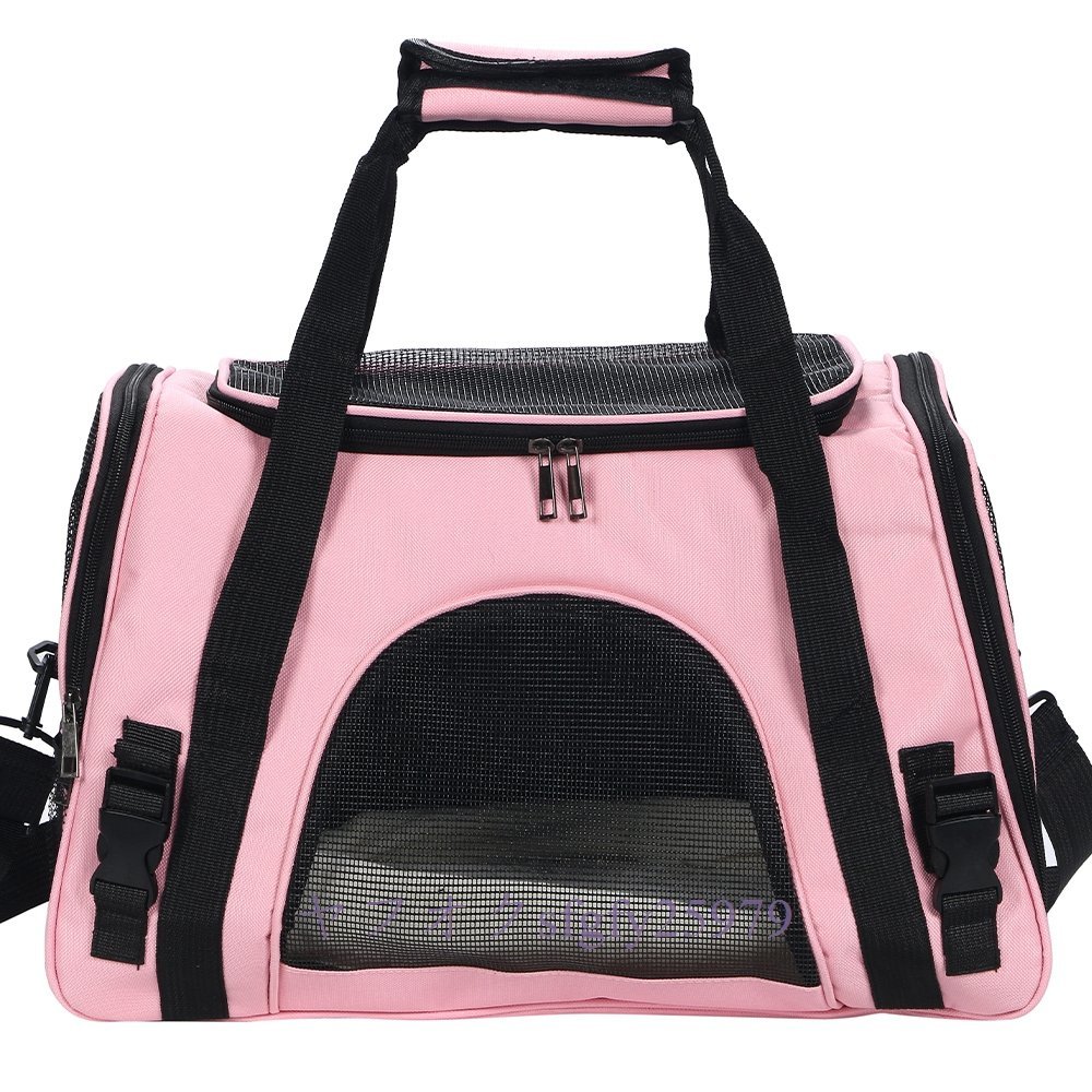 M171* новый товар дорожная сумка домашнее животное Carry плечо ручная сумка кошка маленький размер собака модный "дышит" путешествие через .3way ( розовый )