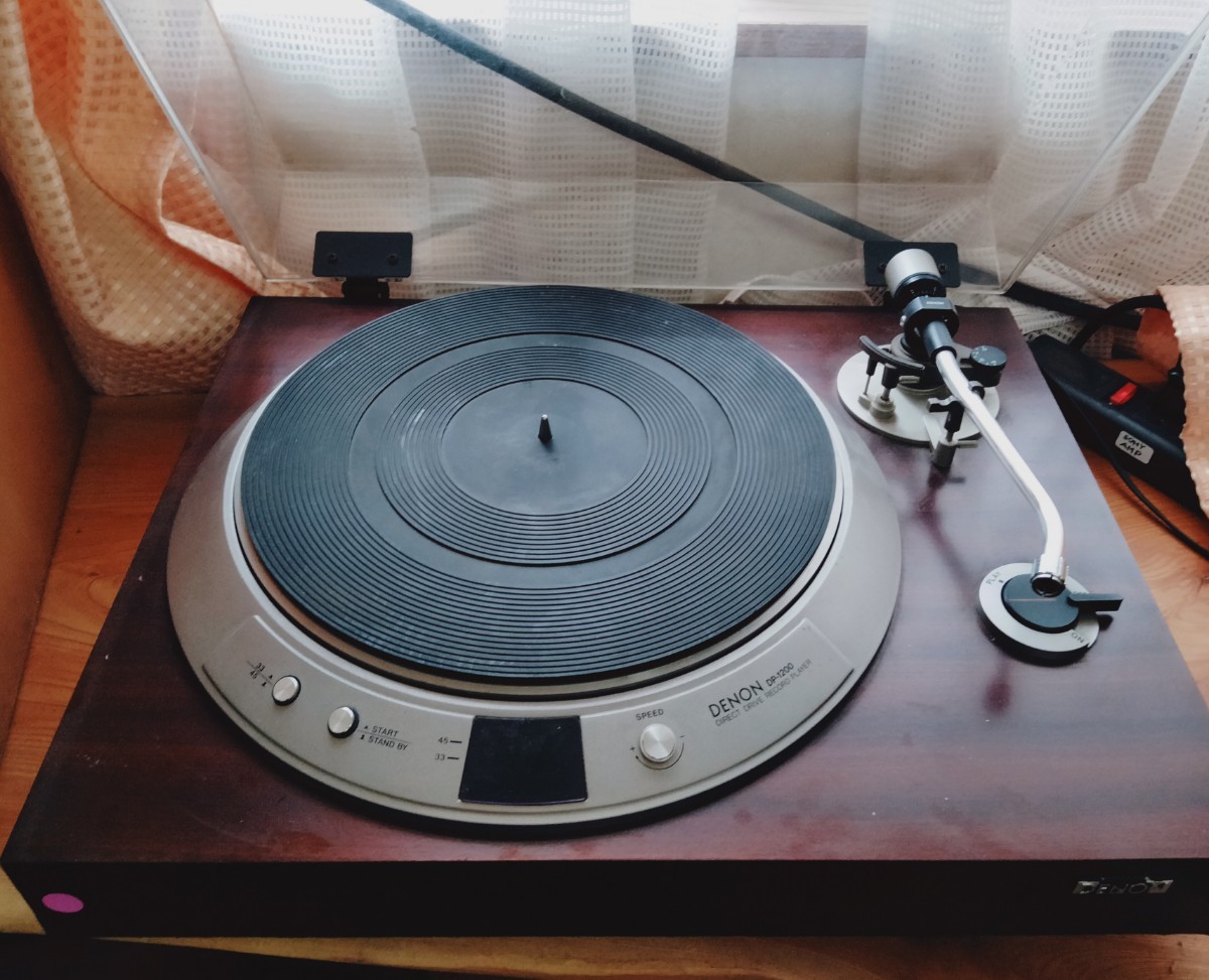 DENON デノン DP-1200 ターンテーブル レコードプレーヤー 引取可能