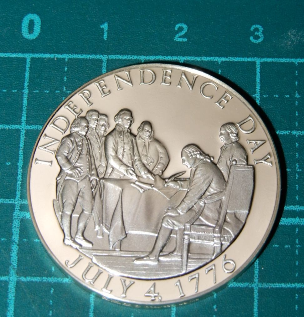 レア 限定品 1976年 USA アメリカ 独立200年記念 トーマス ジェファーソン フォード大統領 純銀製 シルバー 記念メダル 記章 コイン