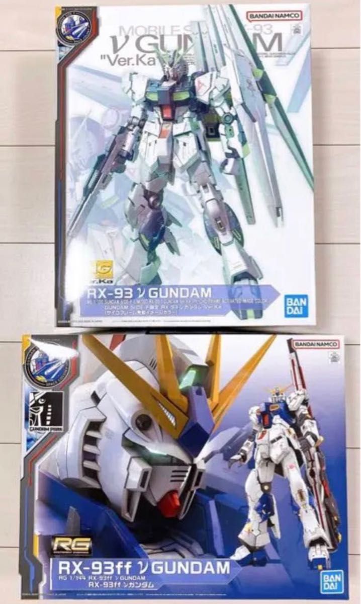 RG 1/144 RX-93ff νガンダム &MG 1/100 RX-93 νガンダム Ver.Ka ららぽーと福岡限定