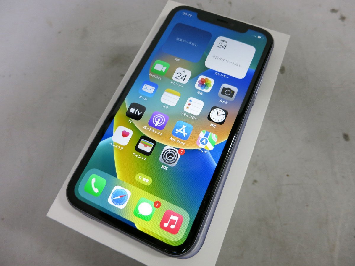 トップ 11 iPhone Apple 中古 64GB MWLX2J/A SIMフリー パープル