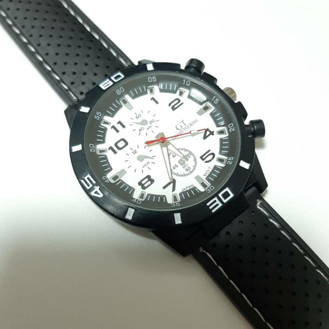 新品　腕時計　スポーツ　ビジネス　黒 　白　57_画像4