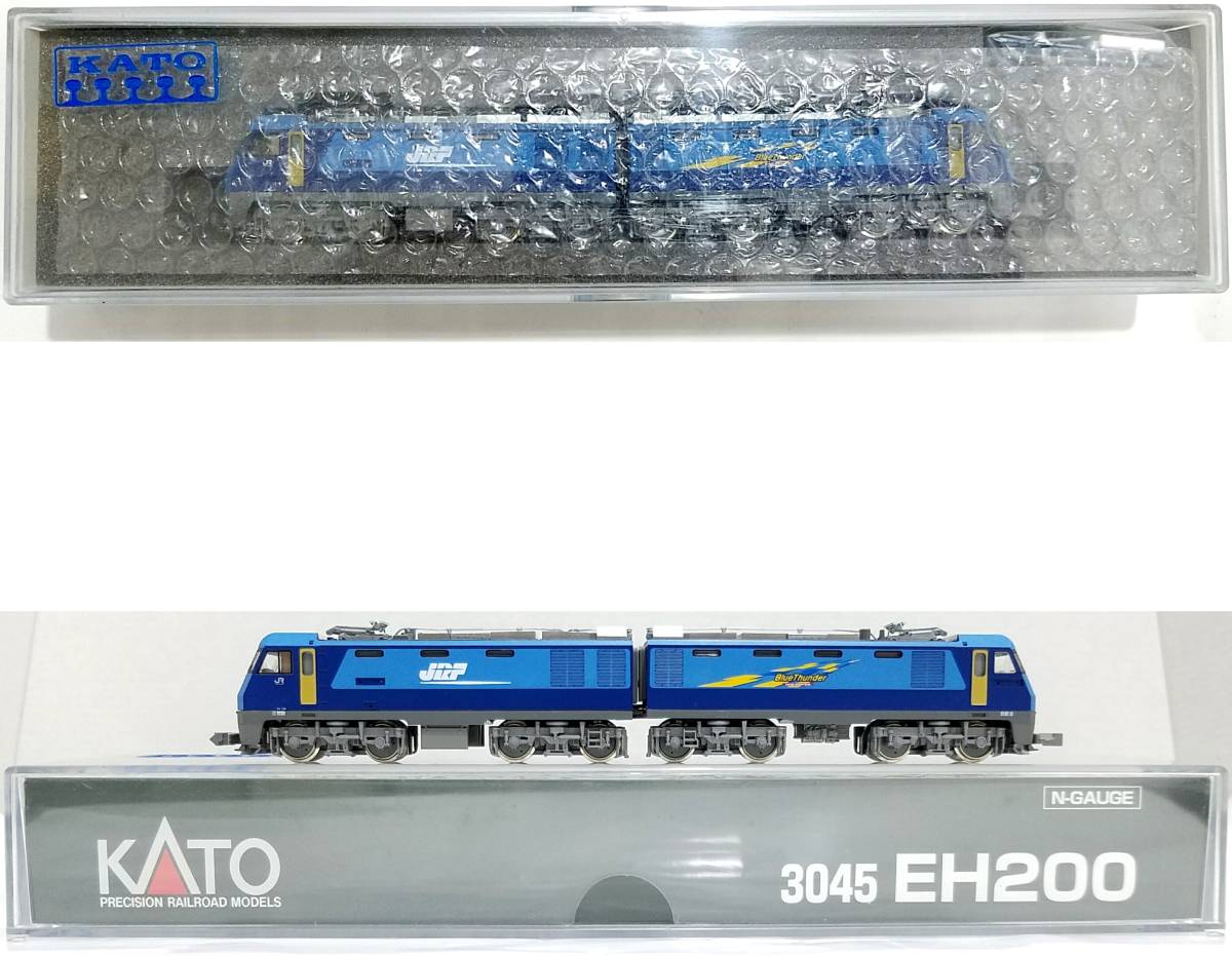 世界の 即決は送料無料 新品同様品KATO 3045 EH200 (M)JR貨物Blue 電気機関車