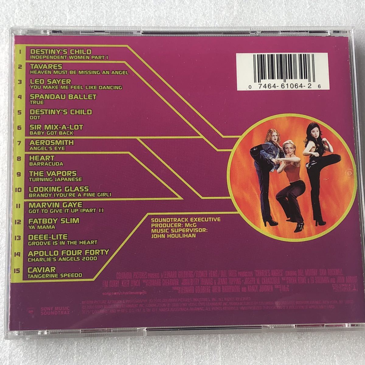 中古CD Charlie's Angels チャーリーズ・エンジェル (2000年) 米国産,サントラ系_画像2