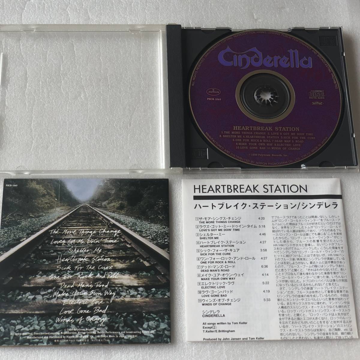 中古CD Cinderella シンデレラ/Heartbreak Station (1990年) 米国産HR/HM,ハードロック系_画像3