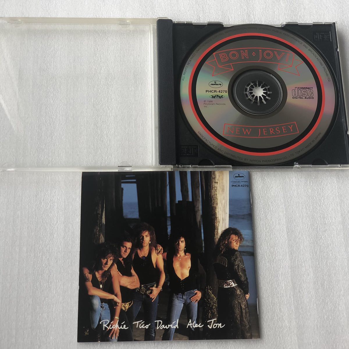 中古CD Bon Jovi ボン・ジョヴィ/New Jersey (1988年) 米国産HR/HM,ハードロック系_画像3
