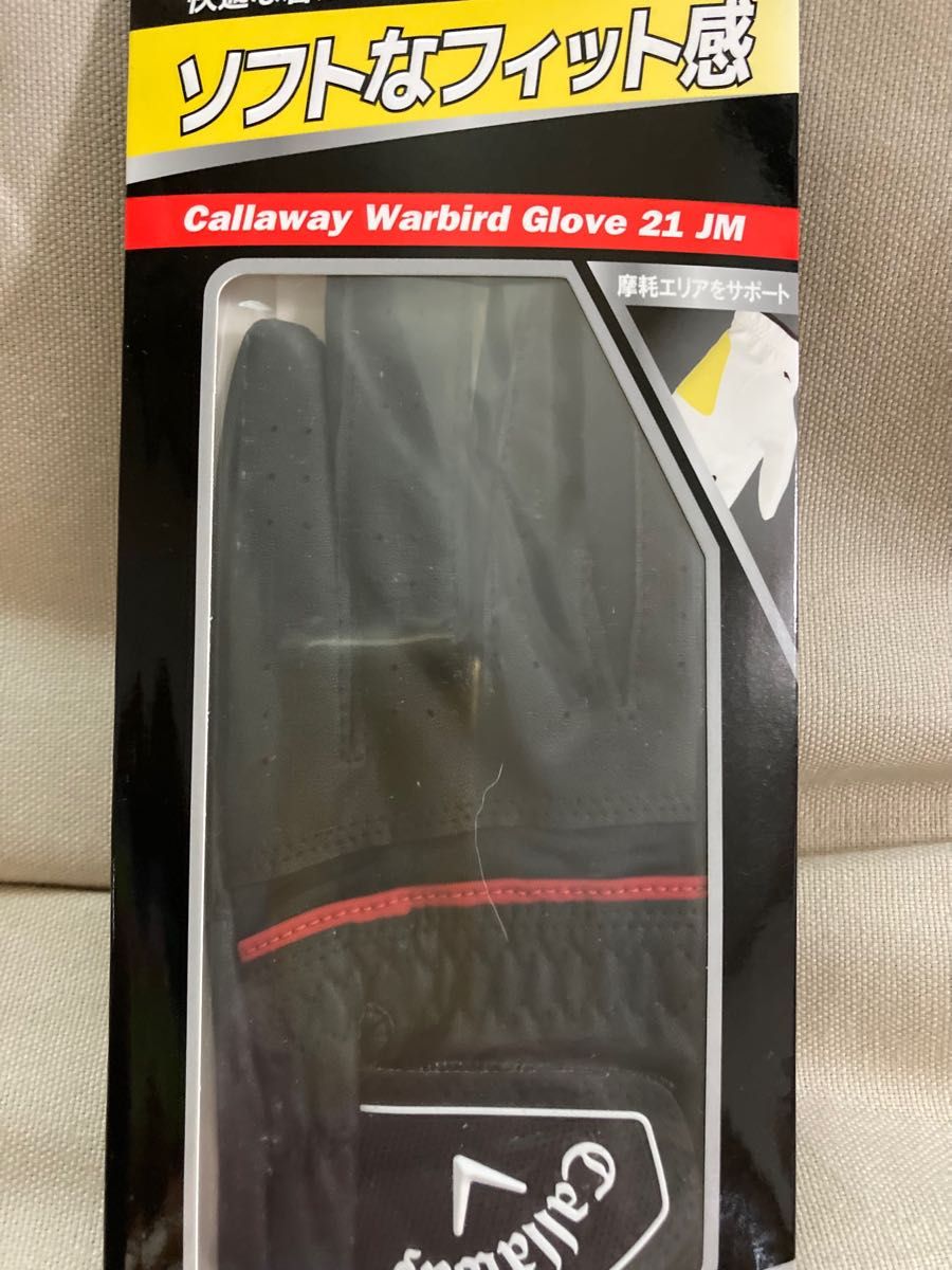まとめ買いでお得に 新品　Callaway Warbird Gloveキャロウェイ ゴルフグローブ ウォーバード サイズ22左4枚