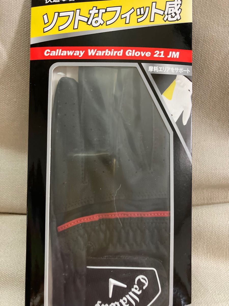 まとめ買いでお得に 新品　Callaway Warbird Gloveキャロウェイ ゴルフグローブ ウォーバード サイズ21左5枚