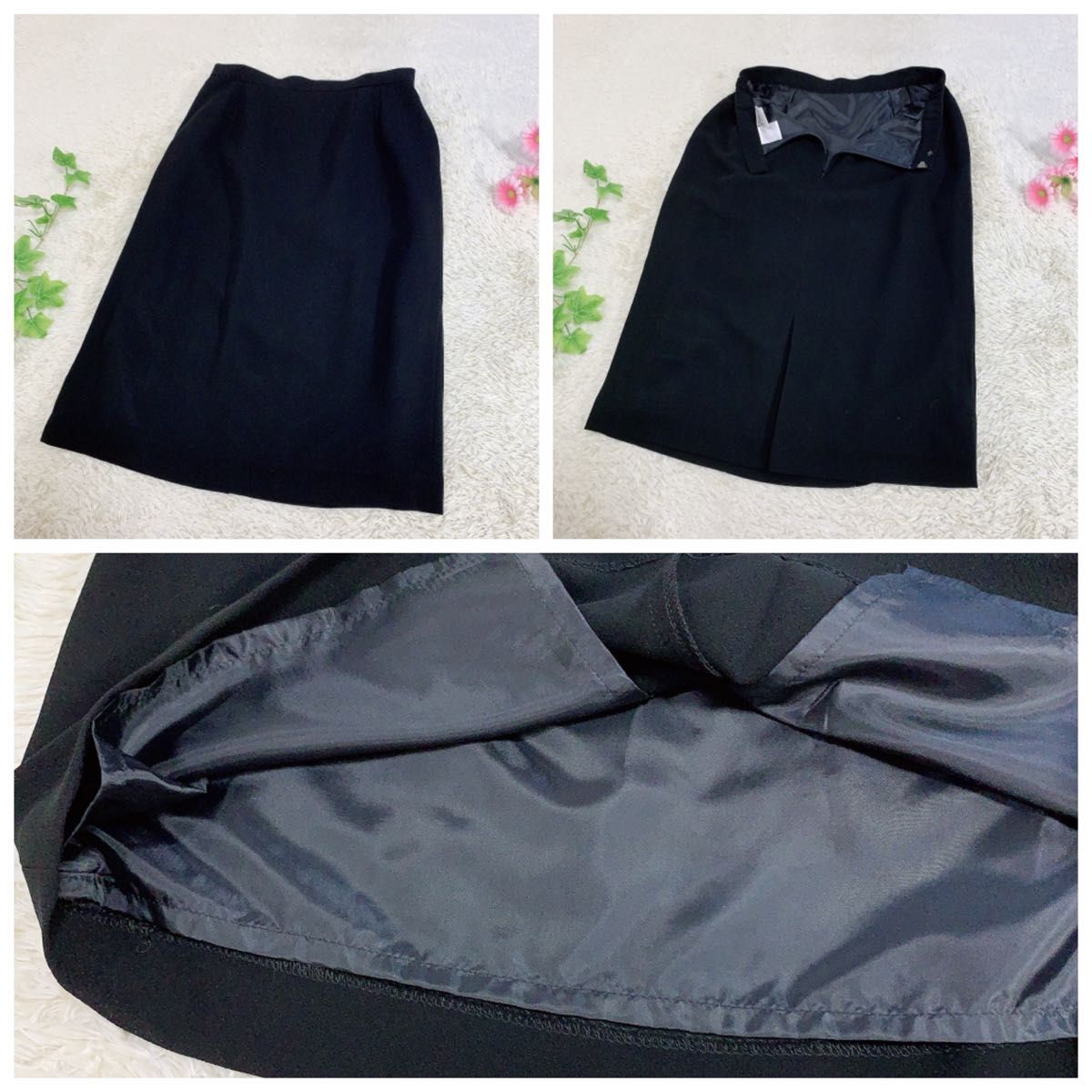 大きいサイズ 15AR LOVELIAISON スーツセットアップ 喪服礼服 黒 ブラックフォーマル